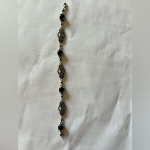 Elegant Black and silverWomen's Bracelet